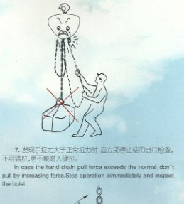手拉葫芦示意图