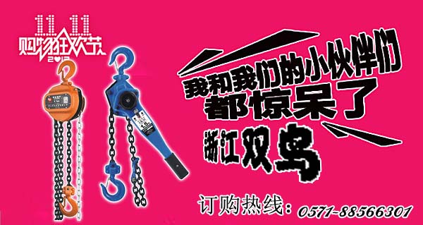 浙江双鸟葫芦双十一大促销图